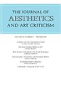 Journal of aesthetics and art criticism, The