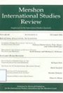 Mershon international studies review