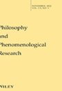 Philosophy and phenomenological research